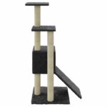 Kattenmeubel met sisal krabpalen 92 cm donkergrijs - Afbeelding 6