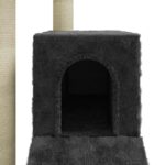 Kattenmeubel met sisal krabpalen 92 cm donkergrijs - Afbeelding 7