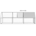 Kippenhok 2x6x2 m gegalvaniseerd staal – Image 4