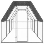 Kippenhok 2x8x2 m gegalvaniseerd staal – Image 2
