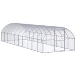Kippenren 3x10x2 m gegalvaniseerd staal