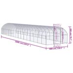 Kippenren 3x16x2 m gegalvaniseerd staal - Afbeelding 7