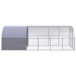 Kippenren 3x6x2 m gegalvaniseerd staal – Image 4
