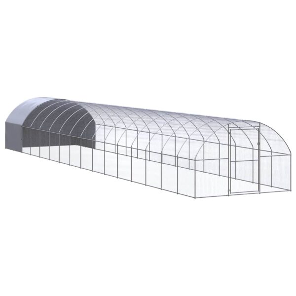 Kippenren 3x16x2 m gegalvaniseerd staal