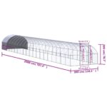Kippenren 3x20x2 m gegalvaniseerd staal – Image 9