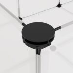 Dierenhok klein 144x74x46,5 cm polypropeen en staal transparant – Image 7