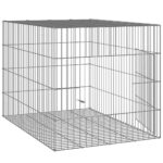 Konijnenkooi 78x54x54 cm gegalvaniseerd ijzer - Afbeelding 4