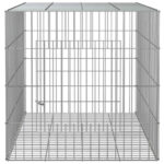 Konijnenkooi 78x54x54 cm gegalvaniseerd ijzer - Afbeelding 5