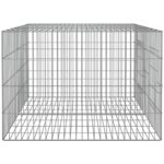 Konijnenkooi met 2 panelen 110x79x54 cm gegalvaniseerd ijzer – Image 5