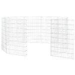 Dierenverblijf 10 panelen 54x80 cm gegalvaniseerd ijzer – Image 5