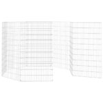 Vrije uitloop dierenverblijf 8 panelen 54x100 cm gegalvaniseerd ijzer - Image 5