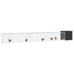 Kippenhok 800x91x100 cm gegalvaniseerd staal antracietkleurig - Afbeelding 2