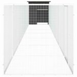 Kippenhok 800x91x100 cm gegalvaniseerd staal antracietkleurig - Afbeelding 4