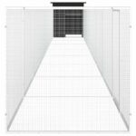 Kippenhok 900x91x100 cm gegalvaniseerd staal antracietkleurig – Image 4