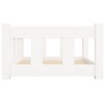 Hondenmand 65,5x50,5x28 cm massief grenenhout wit – Image 5
