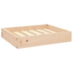 Hondenmand 51,5x44x9 cm massief grenenhout - Image 2