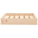 Hondenmand 51,5x44x9 cm massief grenenhout - Image 4