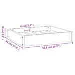 Hondenmand 51,5x44x9 cm massief grenenhout - Image 8