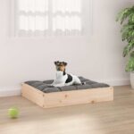 Hondenmand 51,5x44x9 cm massief grenenhout
