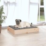 Hondenmand 61,5x49x9 cm massief grenenhout - Image 3