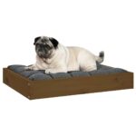 Hondenmand 61,5x49x9 cm massief grenenhout honingbruin - Image 6