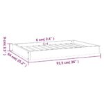 Hondenmand 91,5x64x9 cm massief grenenhout wit – Image 8