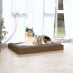 Hondenmand 91,5x64x9 cm massief grenenhout honingbruin – Image 3