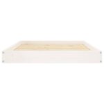 Hondenmand 101,5x74x9 cm massief grenenhout wit – Image 4