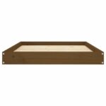 Hondenmand 101,5x74x9 cm massief grenenhout honingbruin - Image 4