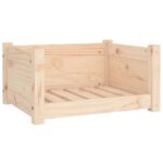Hondenbed 55,5x45,5x28 cm massief grenenhout - Image 2
