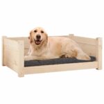 Hondenmand 75,5x55,5x28 cm massief grenenhout – Image 4