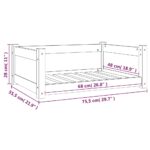 Hondenmand 75,5x55,5x28 cm massief grenenhout – Image 8