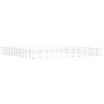 Huisdierenkooi met deur 44 panelen 35x35 cm staal zwart - Image 6