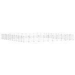 Huisdierenkooi met deur 44 panelen 35x35 cm staal zwart - Afbeelding 5