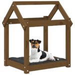 Hondenmand 61x50x70 cm massief grenenhout honingbruin – Image 4