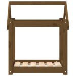 Hondenmand 61x50x70 cm massief grenenhout honingbruin – Image 5