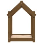 Hondenmand 61x50x70 cm massief grenenhout honingbruin – Image 6