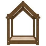 Hondenmand 71x55x70 cm massief grenenhout honingbruin - Image 6