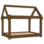 Hondenmand 81x60x70 cm massief grenenhout honingbruin - Afbeelding 2