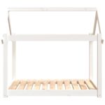 Hondenmand 101x70x90 cm massief grenenhout wit - Image 5