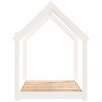 Hondenmand 101x70x90 cm massief grenenhout wit - Image 6