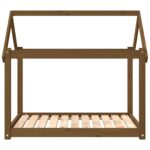 Hondenmand 101x70x90 cm massief grenenhout honingbruin - Image 5