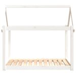 Hondenmand 111x80x100 cm massief grenenhout wit - Image 5