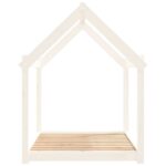 Hondenmand 111x80x100 cm massief grenenhout wit - Image 6