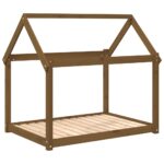 Hondenmand 111x80x100 cm massief grenenhout honingbruin - Afbeelding 2