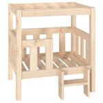 Hondenmand 65,5x50,5x70 cm massief grenenhout – Image 2