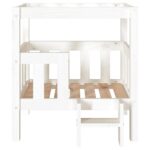 Hondenmand 65,5x50,5x70 cm massief grenenhout wit – Image 5