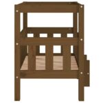Hondenmand 65,5x50,5x70 cm massief grenenhout honingbruin - Afbeelding 6