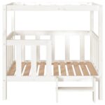 Hondenmand 105,5x83,5x100 cm massief grenenhout wit – Image 5