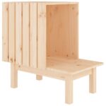 Kattenhuis 60x36x60 cm massief grenenhout – Image 2